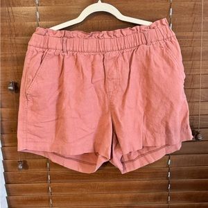 Old Navy High Waist Linen Shorts- size 14
